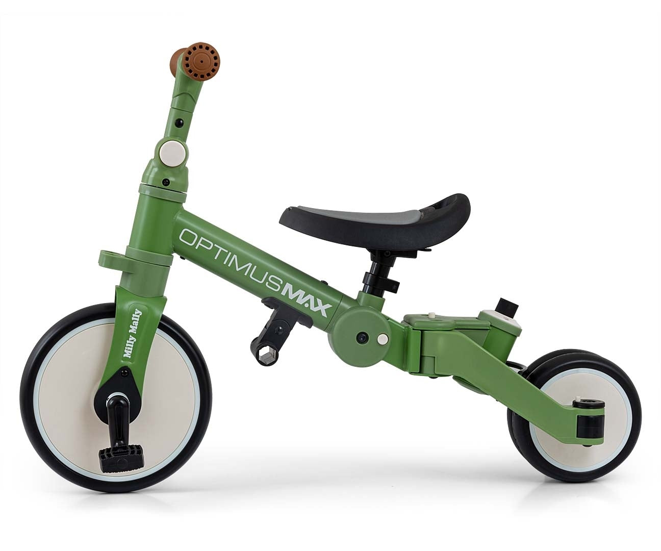 Bicicleta 5 Em 1 Optimus Max Verde Milly Mally