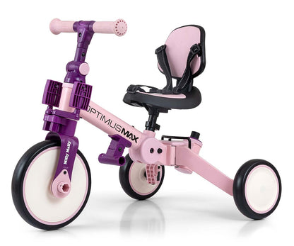 Bicicleta 5In1 Optimus Max Rosa Milly Mally