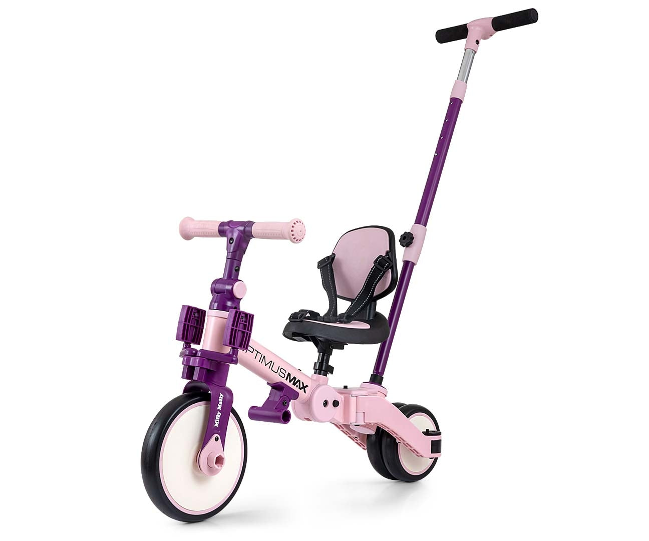 Bicicleta 5In1 Optimus Max Rosa Milly Mally