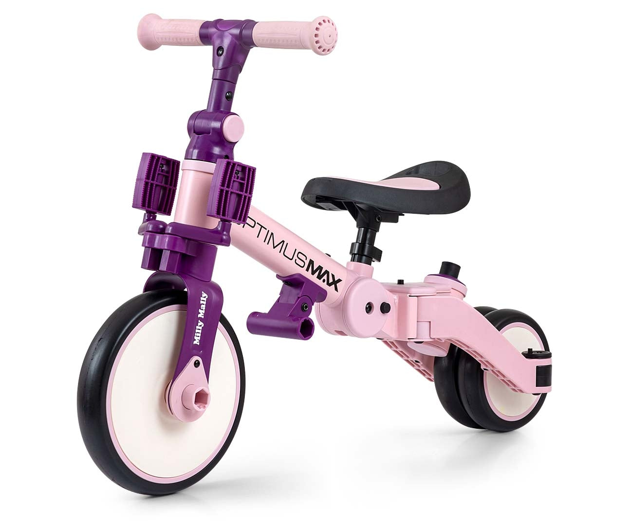 Bicicleta 5In1 Optimus Max Rosa Milly Mally