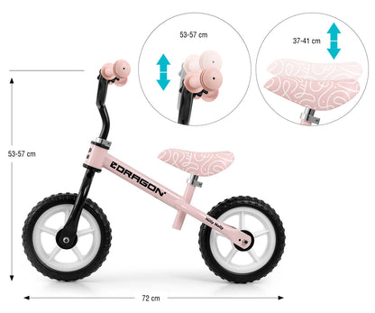 Bicicleta De Cross Dragon Cor-De-Rosa Milly Mally