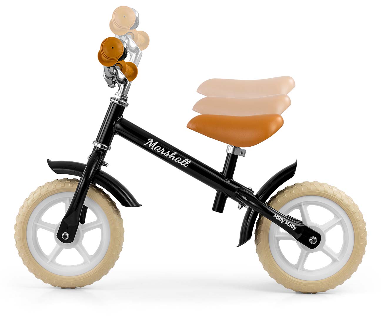 Bicicleta De Corta-Mato Marshall Preto Milly Mally
