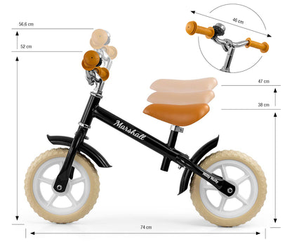 Bicicleta De Corta-Mato Marshall Preto Milly Mally