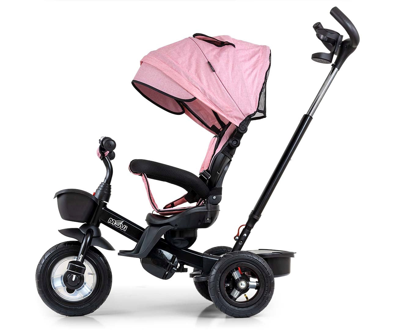 Triciclo Movi Preto-Rosa Milly Mally