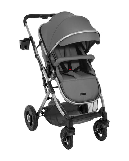Carrinho Scarlett 2 em 1 com assento convertível, Grey Dark Kikkaboo