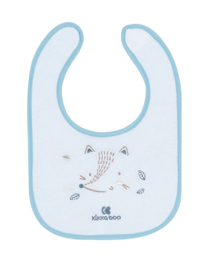 Conjunto de 3 babetes em tecido turco Little Fox Blue