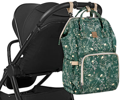 Bolsa Siena Luxe Secret Garden Mommy Verde Intenso