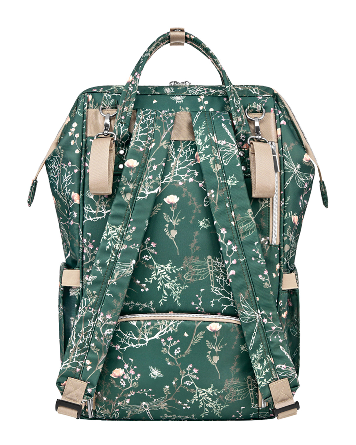 Bolsa Siena Luxe Secret Garden Mommy Verde Intenso