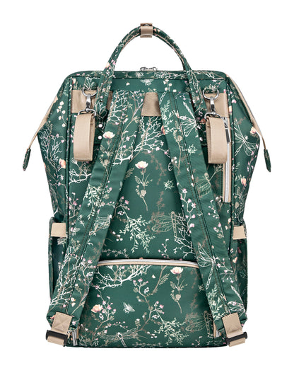 Bolsa Siena Luxe Secret Garden Mommy Verde Intenso
