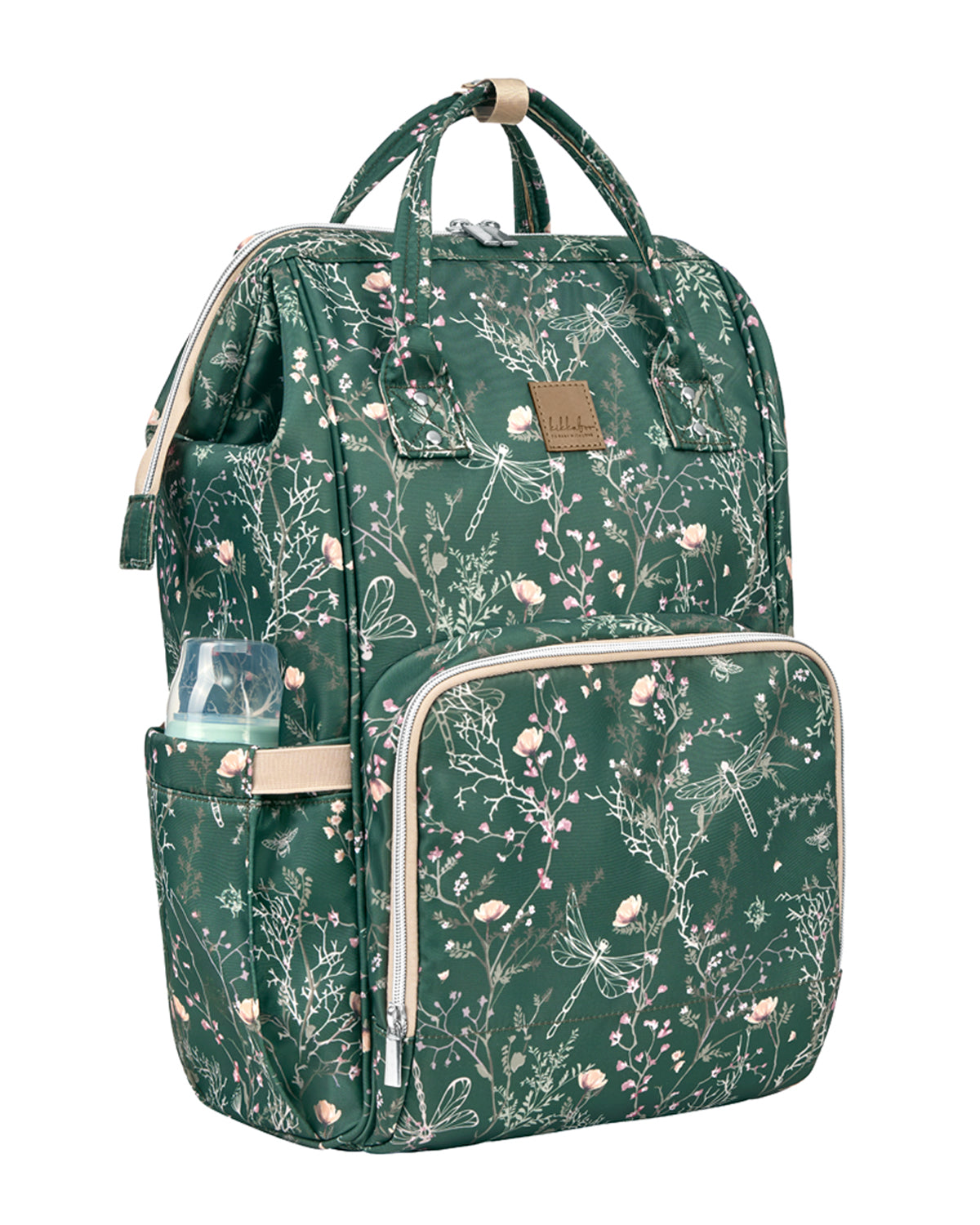Bolsa Siena Luxe Secret Garden Mommy Verde Intenso