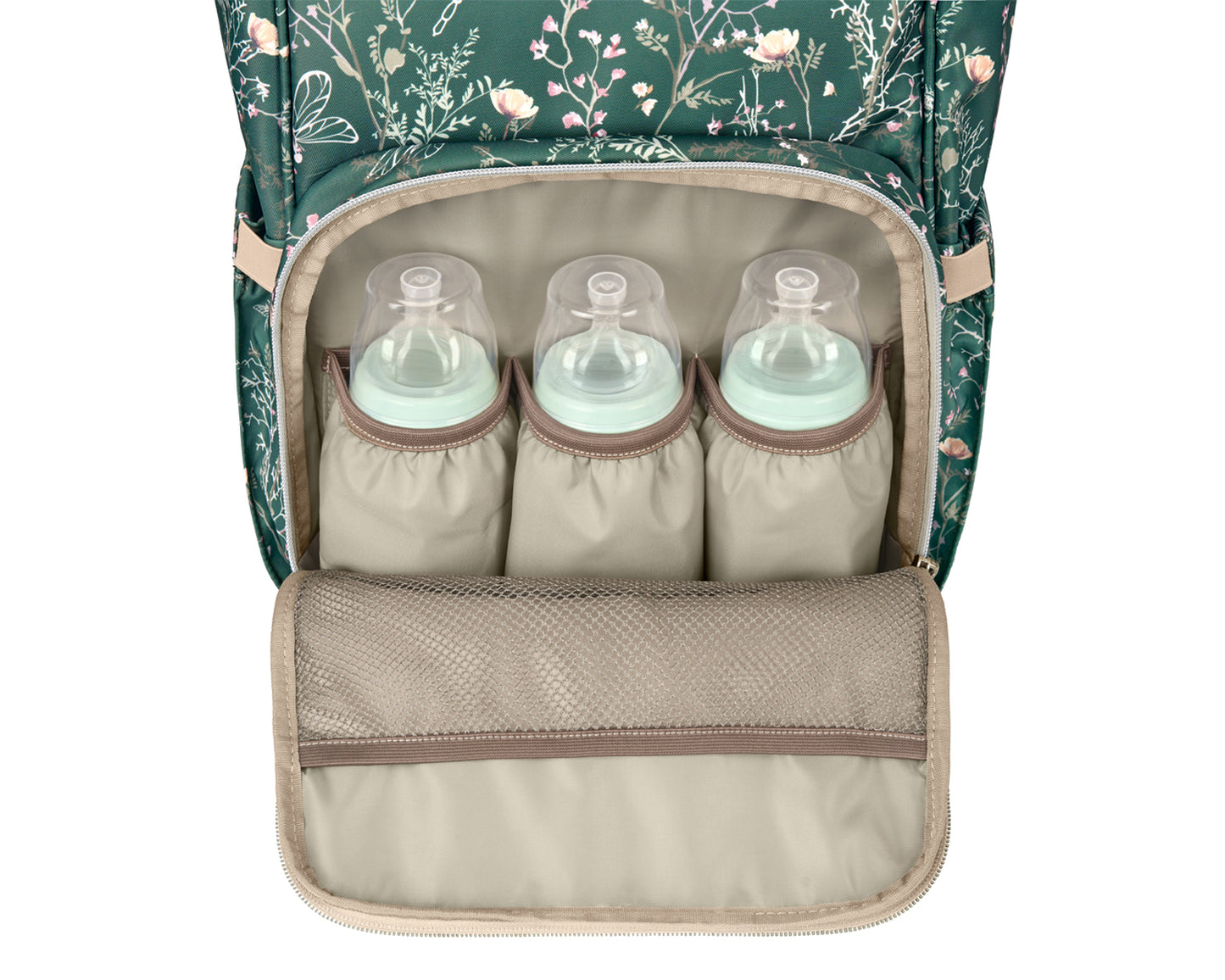 Bolsa Siena Luxe Secret Garden Mommy Verde Intenso