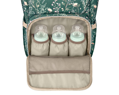 Bolsa Siena Luxe Secret Garden Mommy Verde Intenso