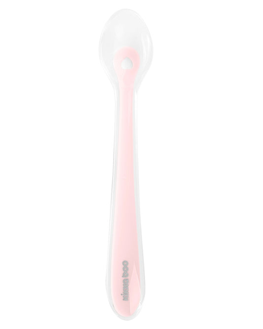 Colher de silicone 1 unidade Rosa