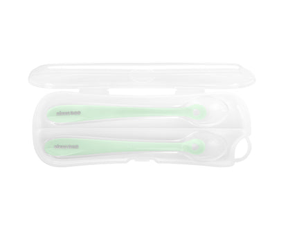 Colheres de Silicone com Estojo 2 unidades Mint
