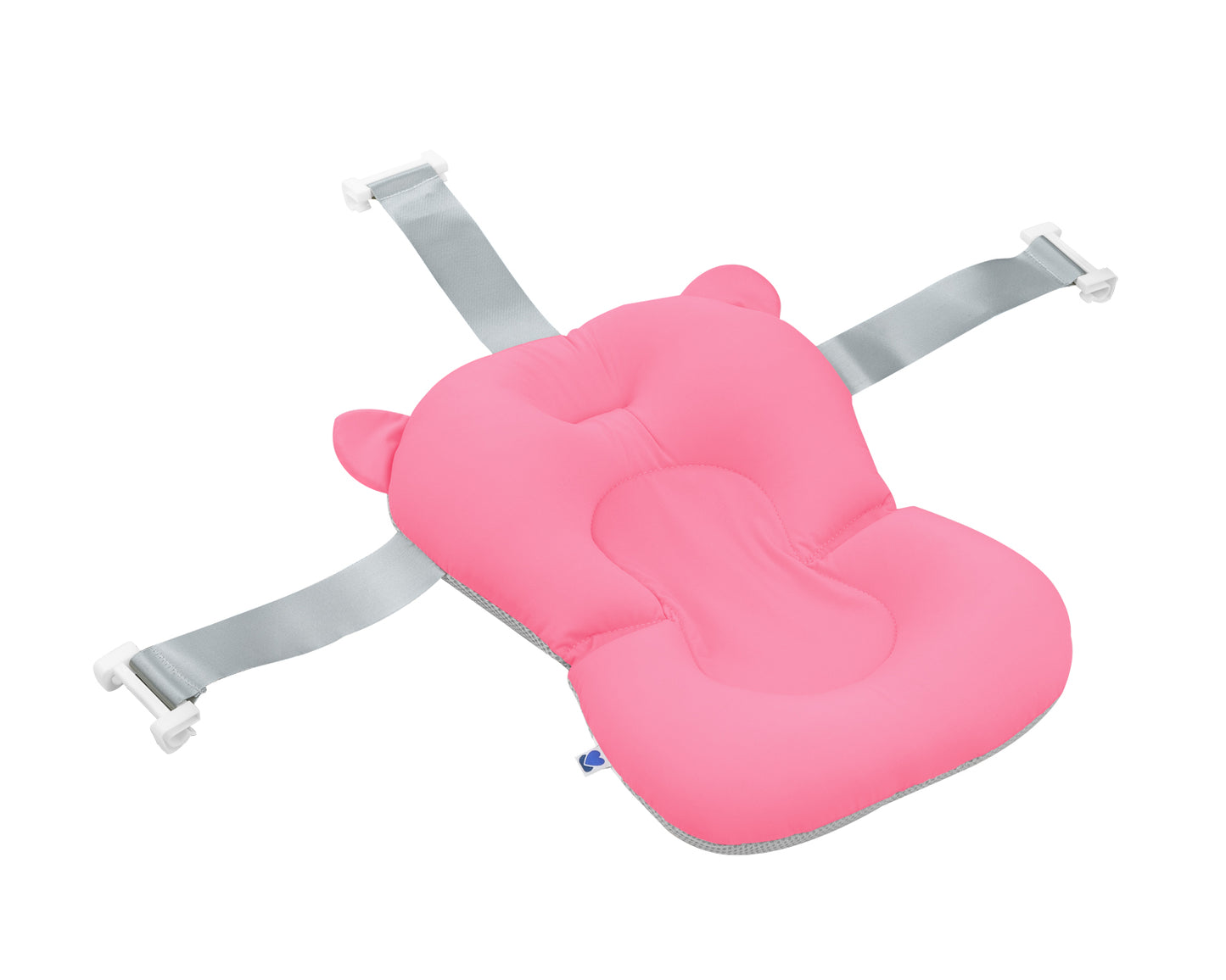 Suporte suave de banho Bear Rosa Kikkaboo