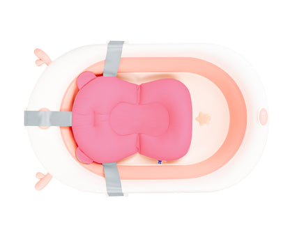 Suporte suave de banho Bear Rosa Kikkaboo