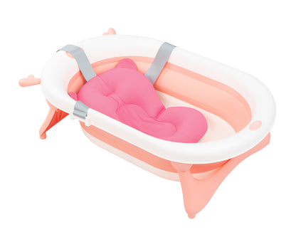 Suporte suave de banho Bear Rosa Kikkaboo