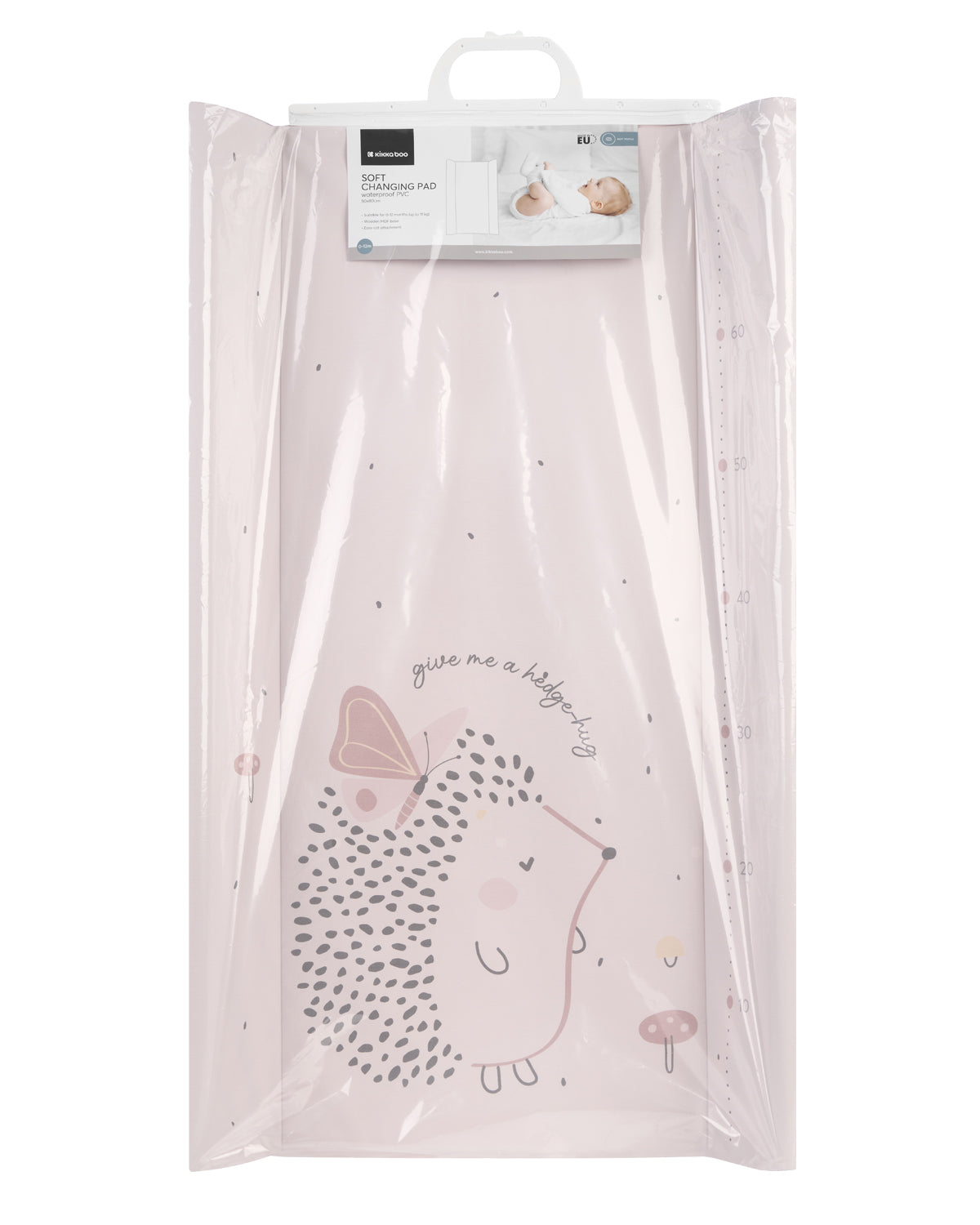 Muda fraldas Hedge-hugs 50x70cm em PVC macio