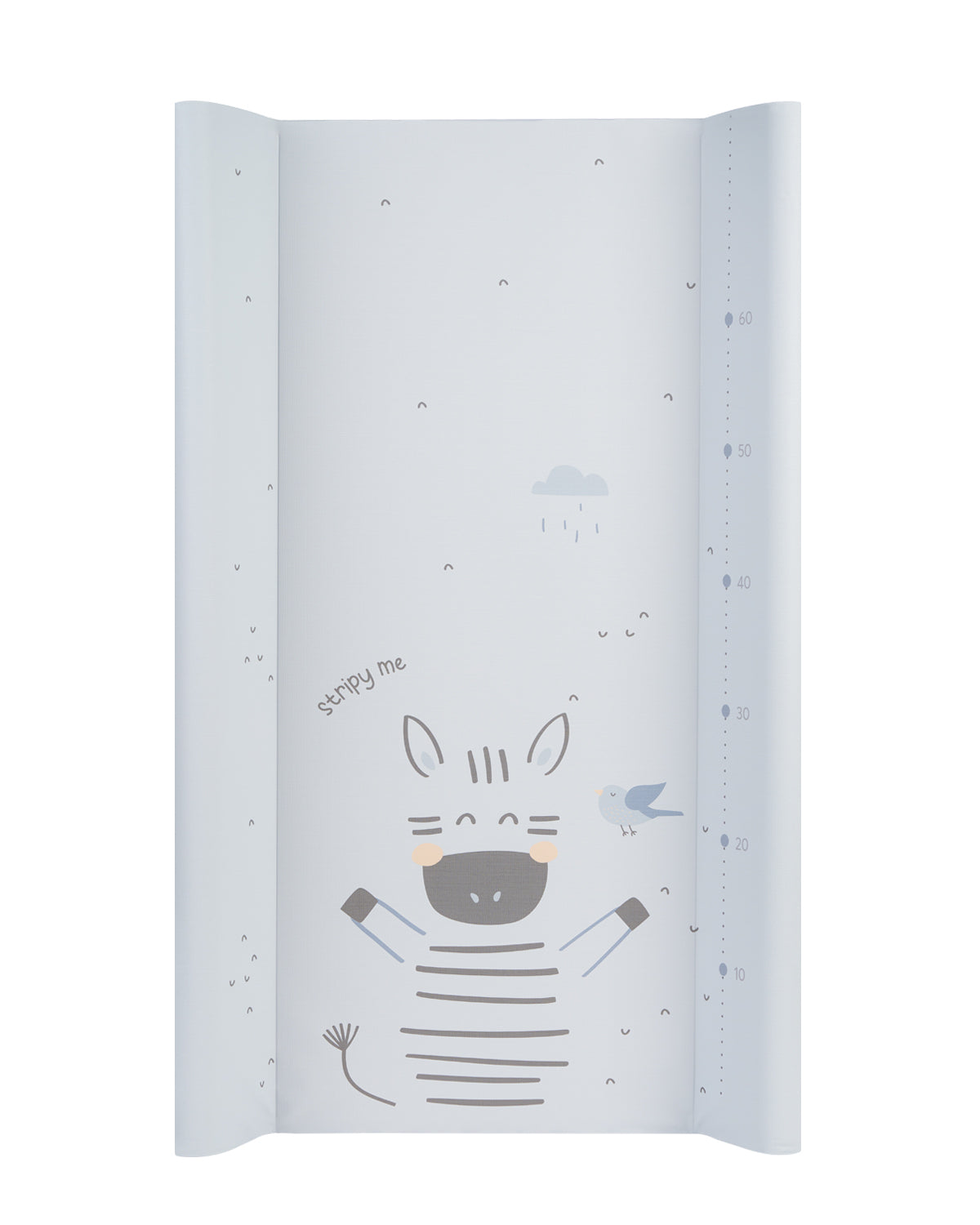 Muda fraldas Stripy Friends 50x70cm em PVC macio