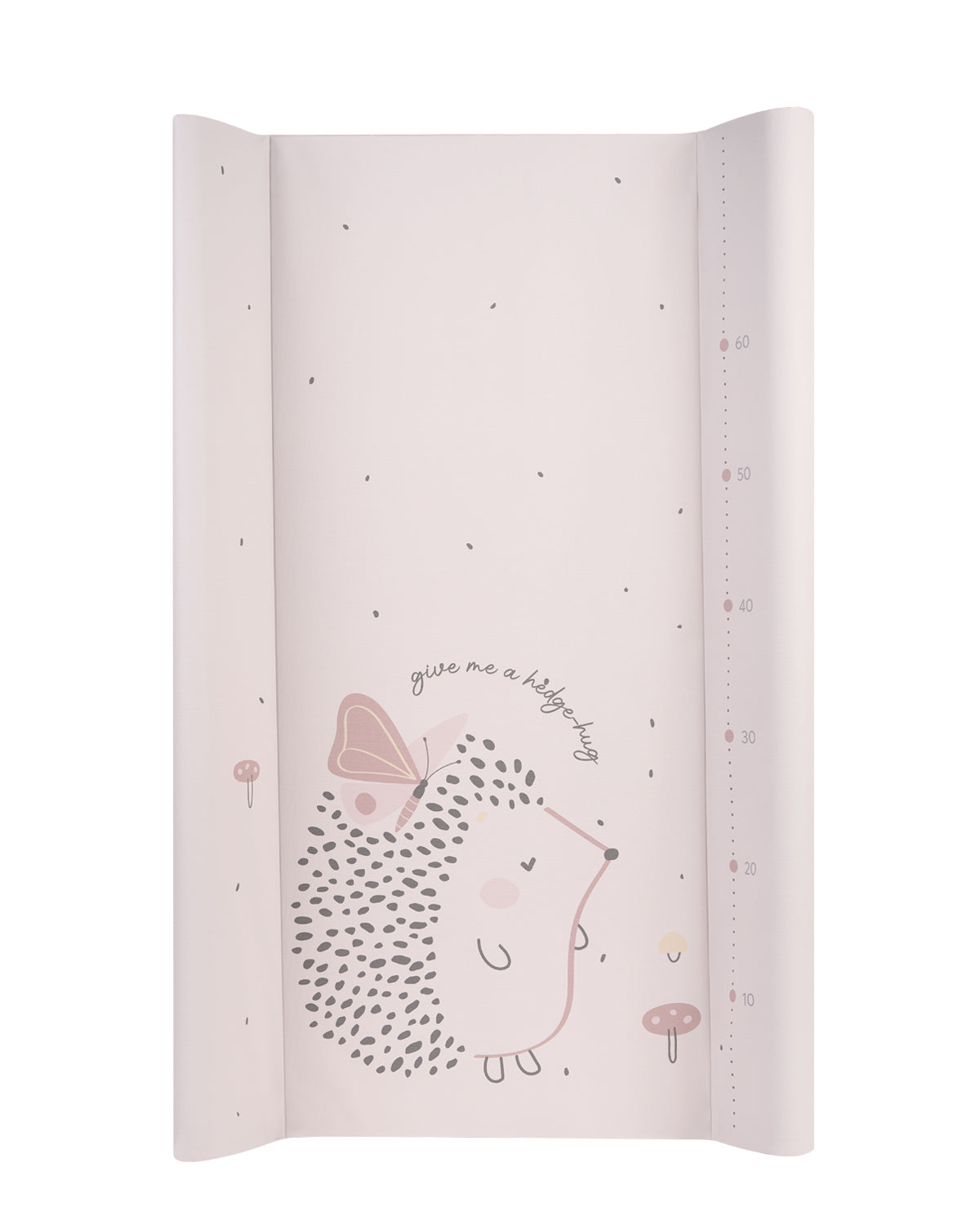 Muda fraldas Hedge-hugs 50x80cm em PVC macio