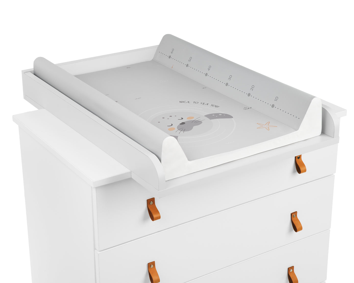 Muda Fraldas Seally Me 50x80cm em PVC macio