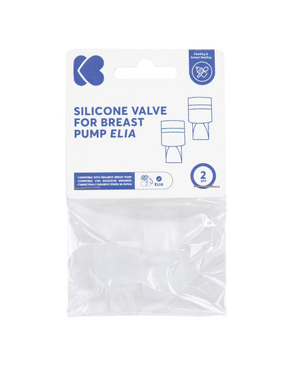 Válvula de silicone de substituição - 2 peças para bomba de extração de leite elétrica Elia Kikkaboo