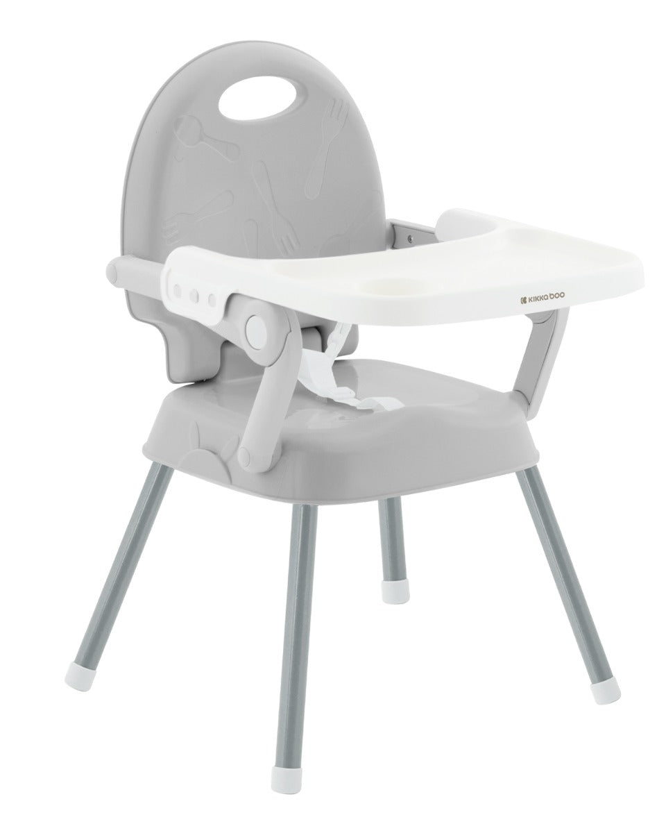 Cadeira de refeição Spoony 3 em 1 Grey Kikkaboo