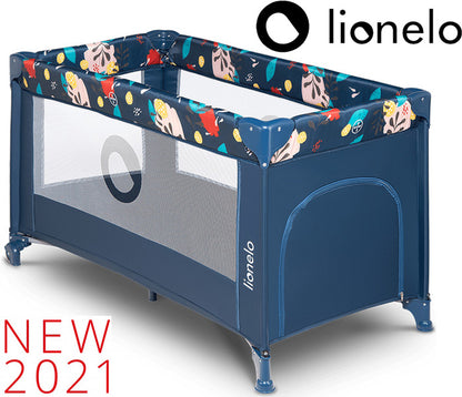 Lionelo - Cama de Viagem Stefi Blue Navy