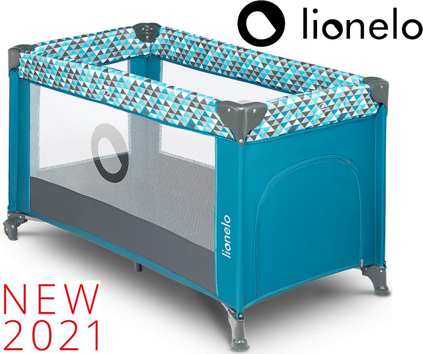 Lionelo - Cama de Viagem Stefi Green Turquoise