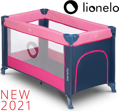 Lionelo - Cama de Viagem Stefi Pink Rose