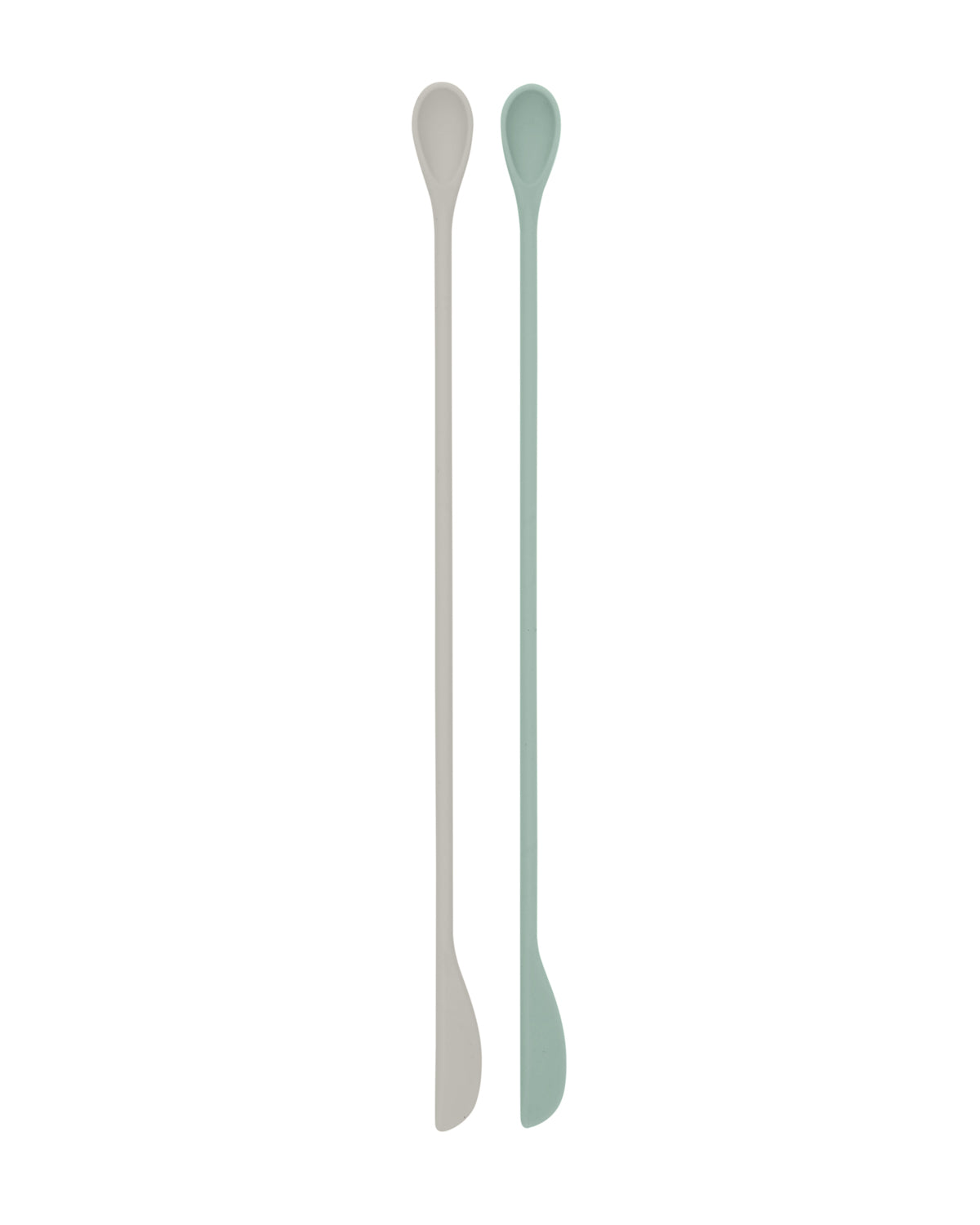 Conjunto de colheres de mistura de silicone Platinum de 2 peças Kikkaboo