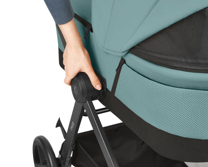 Carrinho de bebé 3 em 1 Mia Menta com alcofa