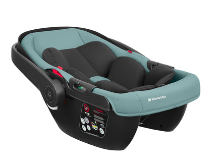 Carrinho de bebé 3 em 1 Mia Menta com alcofa