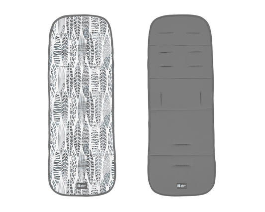 Capa para carrinho de bebé Leaves Grey