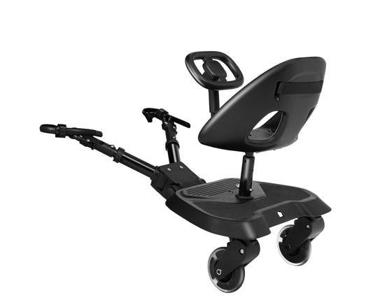 Prancha universal para carrinho de bebé Ally XL Seat, Black Kikkaboo