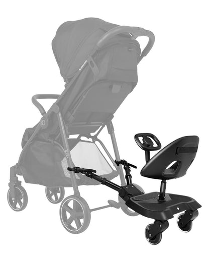 Prancha universal para carrinho de bebé Ally XL Seat, Black Kikkaboo