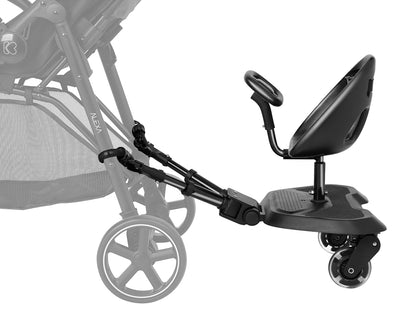 Prancha universal para carrinho de bebé Ally XL Seat, Black Kikkaboo