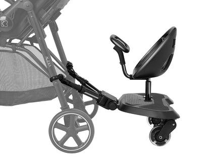 Prancha universal para carrinho de bebé Ally XL Seat, Black Kikkaboo