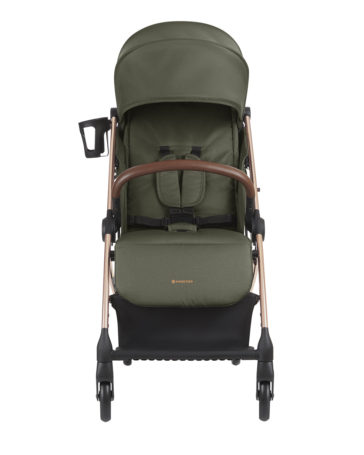 Carrinho de bebé autodobrável verde militar Joy