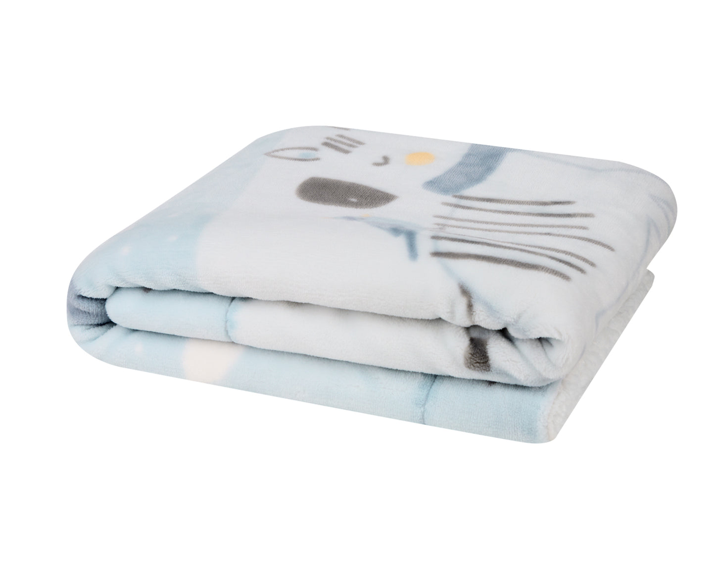 Manta para bebé Sherpa super macia Stripy Friends 110/140 cm
