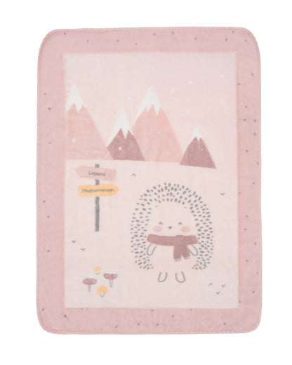 Manta de bebé super macia 80/110 cm Hedge-hugs