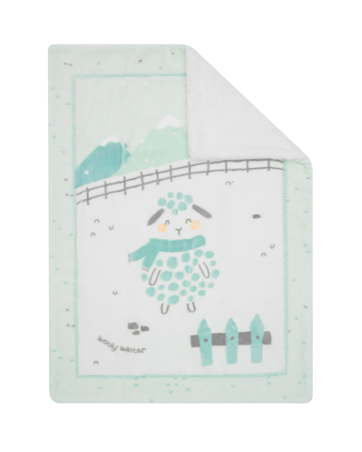 Cobertor de bebé super macio Sherpa 110/140 cm Sleepy Sheep