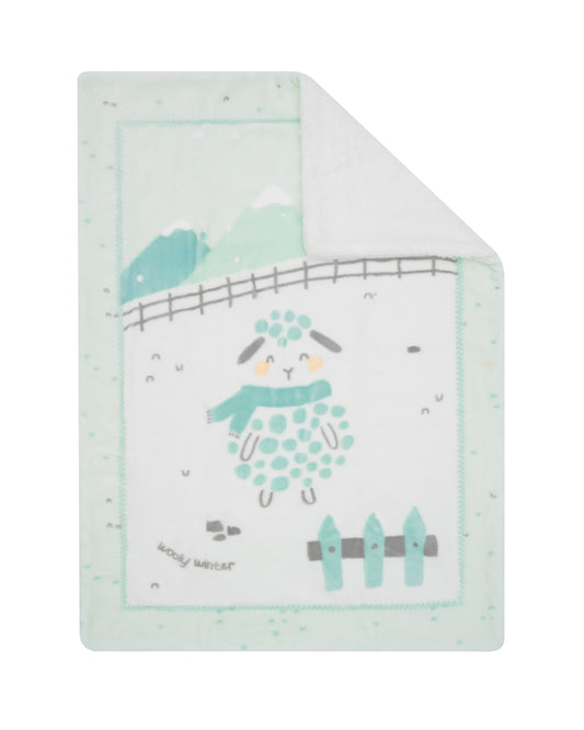 Cobertor de bebé super macio Sherpa 110/140 cm Sleepy Sheep