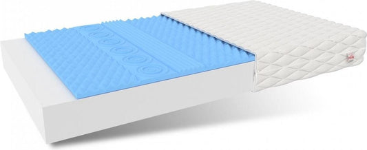 Colchão 90x200 cm espuma H3 12 cm 7 zonas