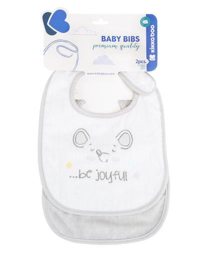 Conjunto de 2 babetes em tecido turco Joyful Mice