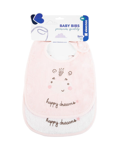 Conjunto de 2 babetes em tecido turco Hippo Dreams