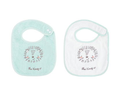 Conjunto de 2 babetes em tecido turco Jungle King