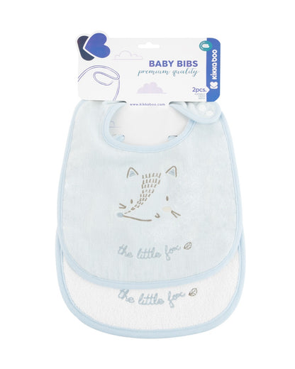 Conjunto de 2 babetes em tecido turco Little Fox