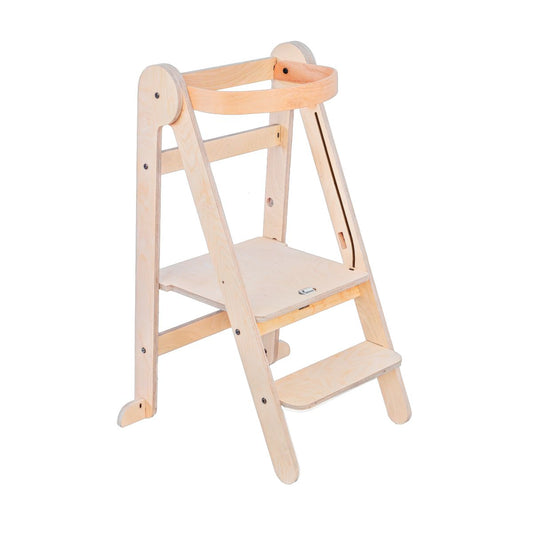 Torre De Aprendizagem Dobrável Mamatoyz - Natural Mamatoyz