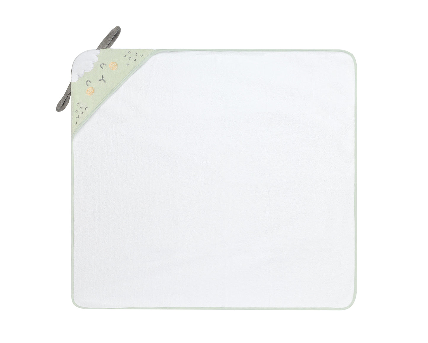 Toalha com capuz Sleepy Sheep 90/90 cm